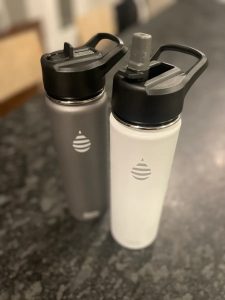 clearly filtered 20oz stainless steel filtered water bottle review
