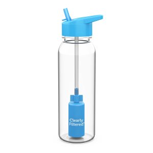 clearly filtered 24oz tritan filtered water bottle 24oz capacity
