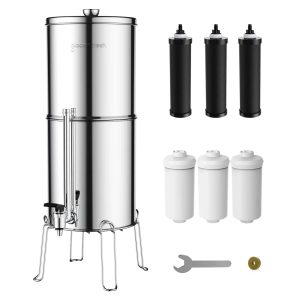 glacierfresh gravity fed water filter system overview