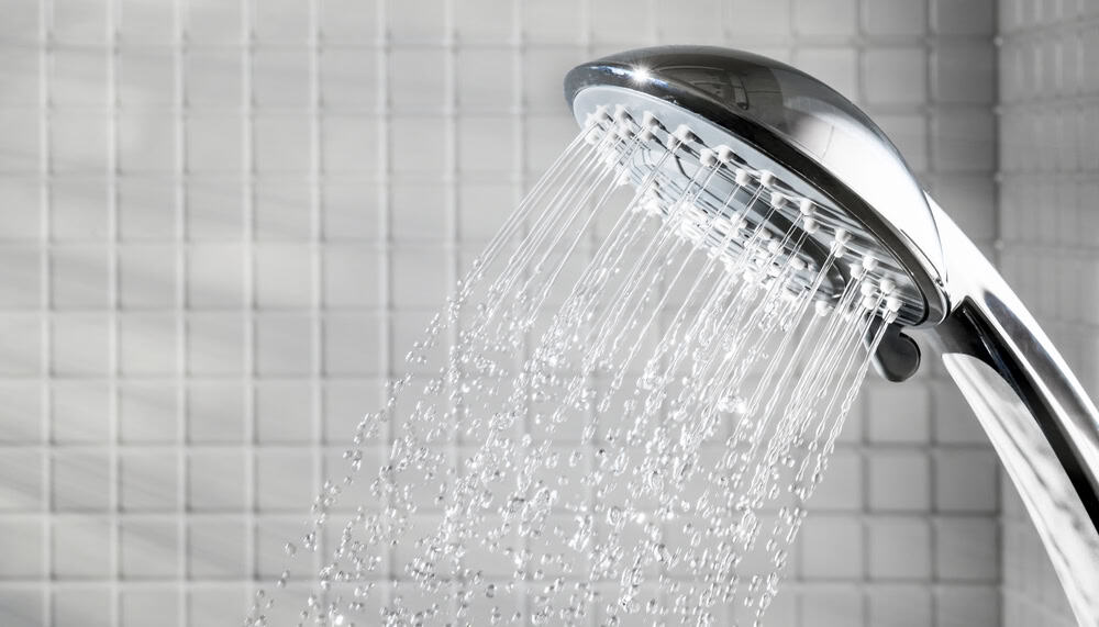 shower head water